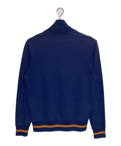 PS Paul Smith（ＰＳポールスミス）PS Paul Smith (ＰＳポールスミス) Happy ハーフジップスウェット ネイビー サイズ:Lの古着・服飾アイテム