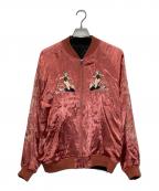 AVIREXアヴィレックス）の古着「SOUVENIR SUKA JACKET」｜ピンク