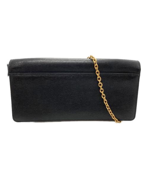 LAUREN RALPH LAUREN（ローレンラルフローレン）LAUREN RALPH LAUREN (ローレンラルフローレン) スタッズチェーンハンドバッグ ブラック サイズ:-の古着・服飾アイテム