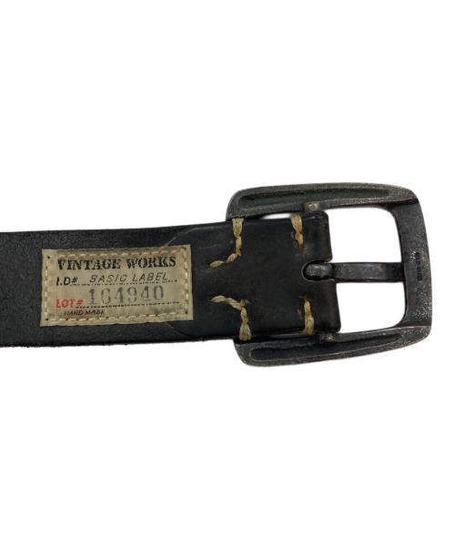 AVIREX（アヴィレックス）AVIREX (アヴィレックス) レザーベルト ブラック サイズ:-の古着・服飾アイテム