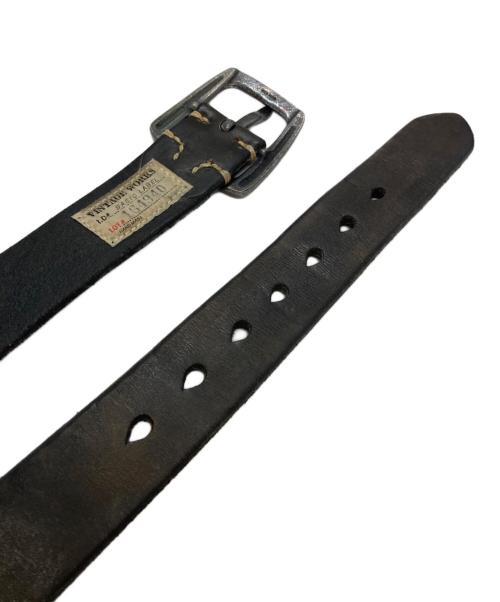 AVIREX（アヴィレックス）AVIREX (アヴィレックス) レザーベルト ブラック サイズ:-の古着・服飾アイテム