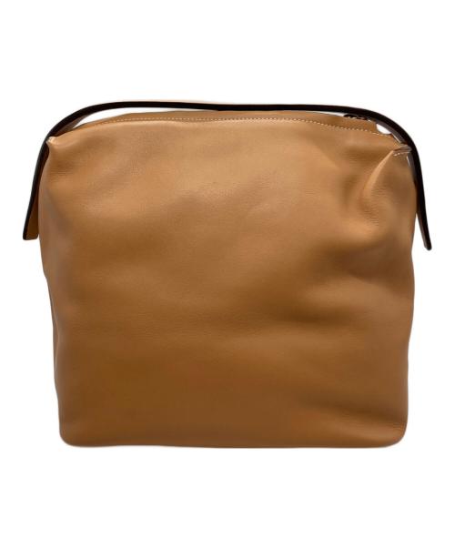 LOEWE（ロエベ）LOEWE (ロエベ) ソフトレザーオールドハンドバッグ ブラウンの古着・服飾アイテム