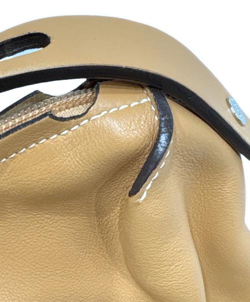 LOEWE（ロエベ）LOEWE (ロエベ) ソフトレザーオールドハンドバッグ ブラウンの古着・服飾アイテム