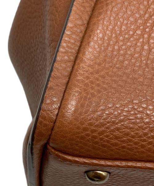 AKRIS（アクリス）AKRIS (アクリス) アレックスハンドバッグ ブラウンの古着・服飾アイテム