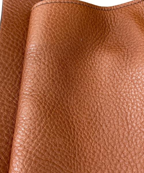 AKRIS（アクリス）AKRIS (アクリス) アレックスハンドバッグ ブラウンの古着・服飾アイテム