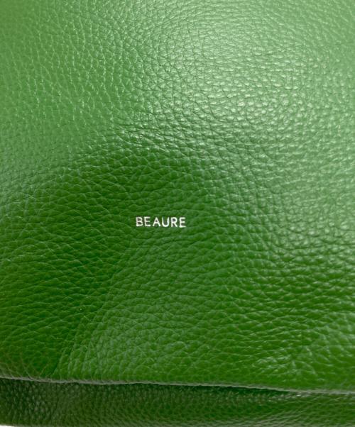 Beaure（ビュレ）Beaure (ビュレ) RAY BEAMS (レイ ビームス) 別注2WAYレザーショルダーバッグ グリーン サイズ:-の古着・服飾アイテム