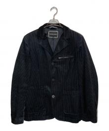 EMPORIO ARMANI（エンポリオアルマーニ）の古着「コーデュロイジャケット」｜ブラック