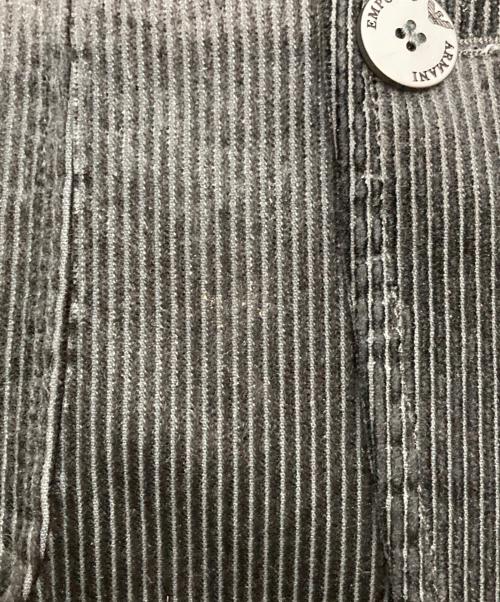 EMPORIO ARMANI（エンポリオアルマーニ）EMPORIO ARMANI (エンポリオアルマーニ) コーデュロイジャケット ブラック サイズ:Sの古着・服飾アイテム