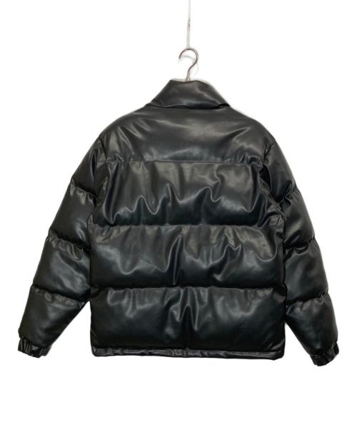 DC（ディーシー）DC (ディーシー) フェイクレザー 中綿ジャケット ブラック サイズ:Ⅿの古着・服飾アイテム