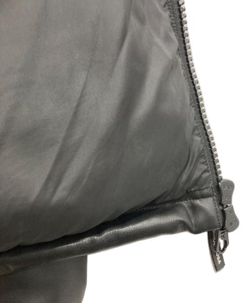 DC（ディーシー）DC (ディーシー) フェイクレザー 中綿ジャケット ブラック サイズ:Ⅿの古着・服飾アイテム