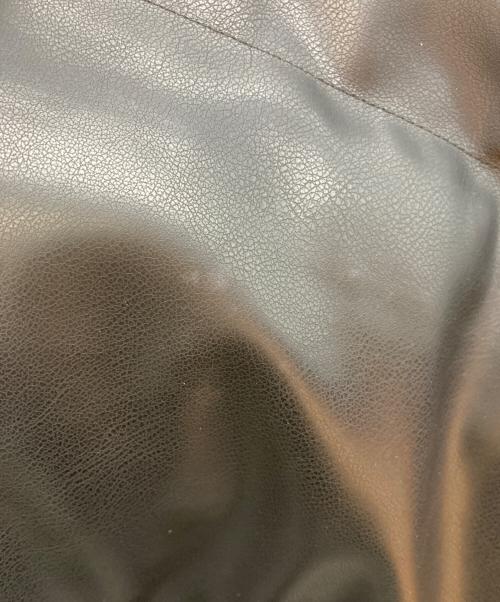 DC（ディーシー）DC (ディーシー) フェイクレザー 中綿ジャケット ブラック サイズ:Ⅿの古着・服飾アイテム