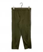 COMME des GARCONS SHIRTコムデギャルソンシャツ）の古着「サイドラインジップトラックパンツ」｜カーキ