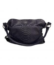 -（-）の古着「エキゾチックレザーショルダーバッグ」｜パープル