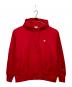 Champion（チャンピオン）の古着「リバースウィーブプルオーバーパーカー」｜レッド