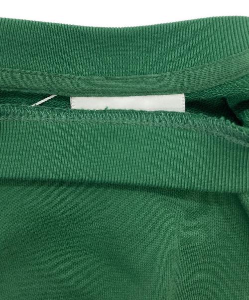 LACOSTE（ラコステ）LACOSTE (ラコステ) オーバーサイズロゴプリントクルーネックスウェット グリーン サイズ:Sの古着・服飾アイテム
