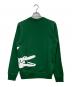 LACOSTE (ラコステ) オーバーサイズロゴプリントクルーネックスウェット グリーン サイズ:S：7000円
