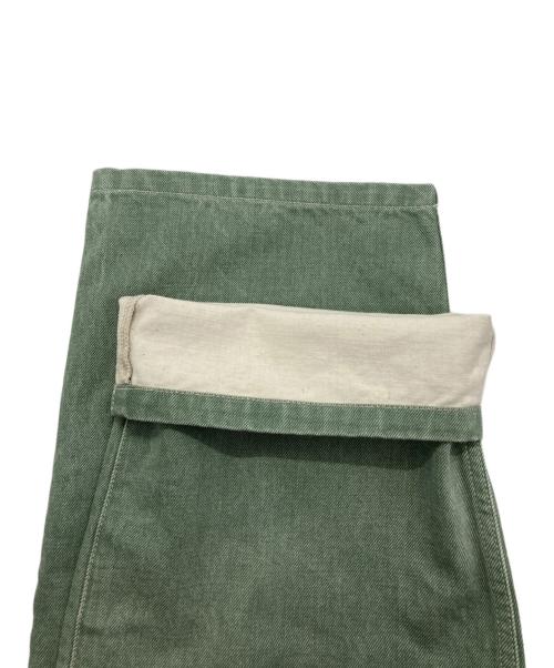 JOHNBULL（ジョンブル）Johnbull (ジョンブル) カラーデニムオーバーオール グリーン サイズ:Mの古着・服飾アイテム