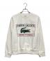 LACOSTE（ラコステ）の古着「ロゴスウェット」｜ホワイト