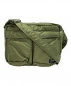PORTERポーター）の古着「タンカー ショルダーバッグ」｜セージグリーン