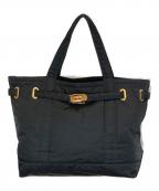 SITA PARANTICAシータパランティカ）の古着「BONDED POLYESTER TWILLTOTE」｜ブラック