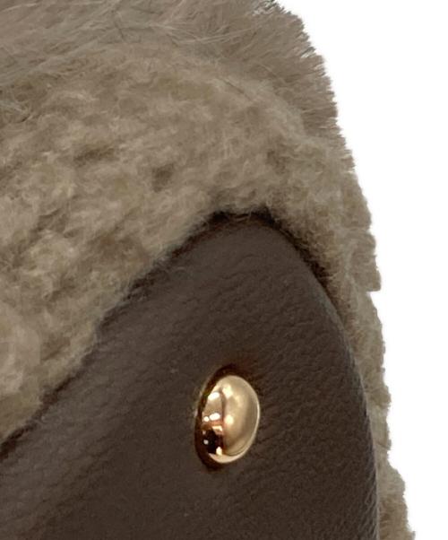 GOOD GRIEF!（グッドグリーフ）GOOD GRIEF! (グッドグリーフ) GCA EMB FAUX FUR PINT TOTE ブラウンの古着・服飾アイテム