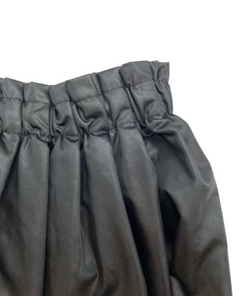 THIRD MAGAZINE（サードマガジン）THIRD MAGAZINE (サードマガジン) ウォッシャブルエコレザースカート ブラック サイズ:2の古着・服飾アイテム