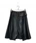 CINOH (チノ) SYNTHETIC LEATHER ASYMMETRIC SKIRT ブラック サイズ:40：5000円