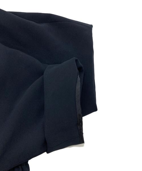 ebure（エブール）ebure (エブール) トリアセダブルクロス ワンピース ネイビー サイズ:36の古着・服飾アイテム