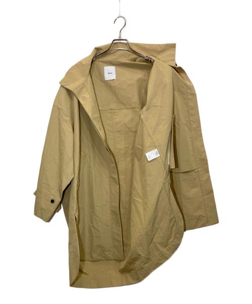 ebure（エブール）ebure (エブール) コットンナイロンスタンドカラーコート イエロー サイズ:38の古着・服飾アイテム