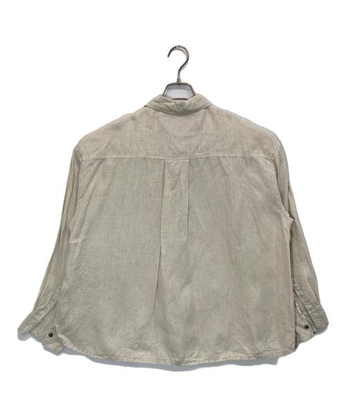 JAMES PERSE（ジェームスパース）JAMES PERSE (ジェームスパース) ライトウェイトリネン オーバーシャツ ベージュ サイズ:3の古着・服飾アイテム