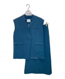Ameri（アメリ）の古着「OTONA WRAP VEST SET UP DRESS」｜ブルー
