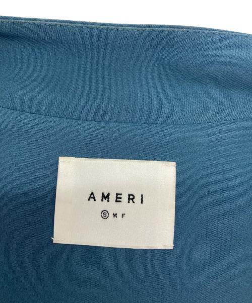 Ameri（アメリ）AMERI (アメリ) OTONA WRAP VEST SET UP DRESS ブルー サイズ:Sの古着・服飾アイテム