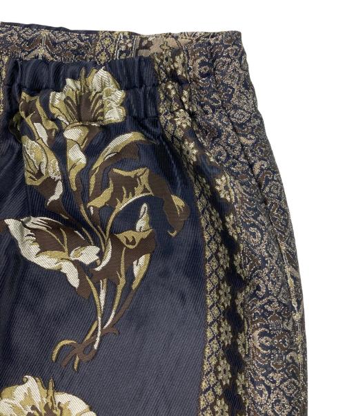 Ameri（アメリ）AMERI (アメリ) IMANE JACQUARD WRAP SKIRT ネイビー サイズ:Sの古着・服飾アイテム