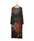 Ameriアメリ）の古着「ミランダタイダイシアーロングトップ」｜マルチカラー