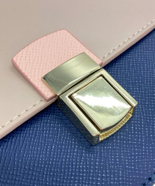 Gianni Notaro（ジャンニ ノターロ）Gianni Notaro (ジャンニ ノターロ) カラーブロックショルダーバッグ ベージュ サイズ:-の古着・服飾アイテム