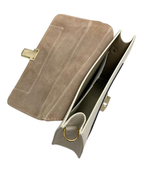 Gianni Notaro（ジャンニ ノターロ）Gianni Notaro (ジャンニ ノターロ) カラーブロックショルダーバッグ ベージュ サイズ:-の古着・服飾アイテム