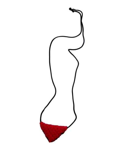 TOGA VIRILIS（トーガ ビリリース）TOGA VIRILIS (トーガ ビリリース) Magic triangle small レッドの古着・服飾アイテム