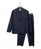 BEAUTY&YOUTHビューティーアンドユース）の古着「KOMATSU PACK 2ボタン リラックスシルエットセットアップ」｜ネイビー