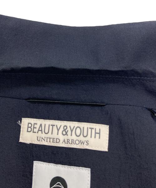 BEAUTY&YOUTH（ビューティーアンドユース）BEAUTY&YOUTH (ビューティーアンドユース) KOMATSU PACK 2ボタン リラックスシルエットセットアップ ネイビー サイズ:Lの古着・服飾アイテム