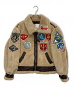 AVIREXアヴィレックス）の古着「RETRO BOA B-3 TOPGUN」｜ベージュ