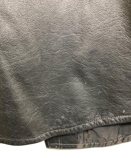 JOHNBULL（ジョンブル）Johnbull (ジョンブル) レザーウエスタンシャツ ブラック サイズ:Lの古着・服飾アイテム