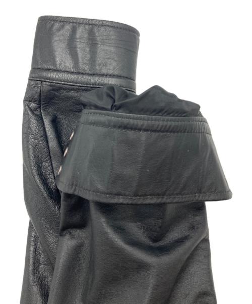 JOHNBULL（ジョンブル）Johnbull (ジョンブル) レザーウエスタンシャツ ブラック サイズ:Lの古着・服飾アイテム