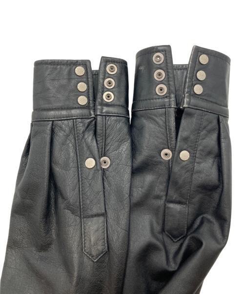 JOHNBULL（ジョンブル）Johnbull (ジョンブル) レザーウエスタンシャツ ブラック サイズ:Lの古着・服飾アイテム