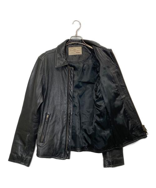 AVIREX（アヴィレックス）AVIREX (アヴィレックス) トラッカーライダース レザージャケット ブラック サイズ:40の古着・服飾アイテム