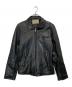 AVIREX（アヴィレックス）の古着「トラッカーライダース レザージャケット」｜ブラック