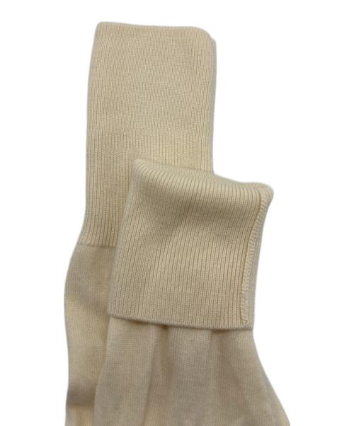 BATONER（バトナ―）BATONER (バトナ―) BABY WOOL CREW NECK CARDIGAN ベージュ サイズ:1の古着・服飾アイテム