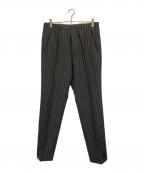 PRADAプラダ）の古着「ストライプスラックス」｜ブラック×グレー