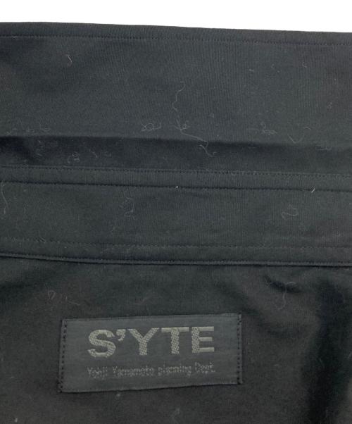 s'yte（サイト）s'yte (サイト) オーバーサイズシャツ ブラック サイズ:3の古着・服飾アイテム