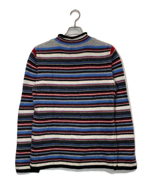 BURBERRY BLACK LABEL（バーバリーブラックレーベル）BURBERRY BLACK LABEL (バーバリーブラックレーベル) マルチボーダーニット マルチカラー サイズ:3の古着・服飾アイテム