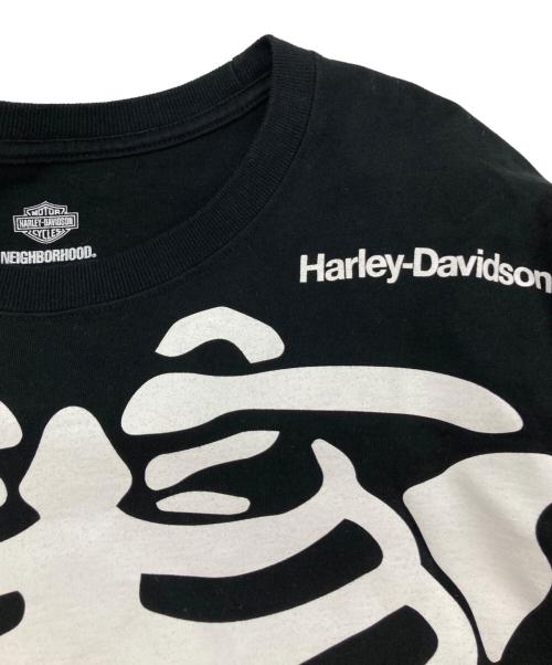 NEIGHBORHOOD（ネイバーフッド）NEIGHBORHOOD (ネイバーフッド) HARLEY-DAVIDSON (ハーレーダビッドソン) H-D . CREWNECK LS . CO Tシャツ ブラック サイズ:Lの古着・服飾アイテム
